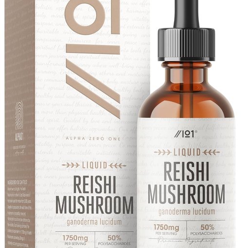 Alpha01 Reishi Mushroom Drops 50% Polysaccharides 60ml