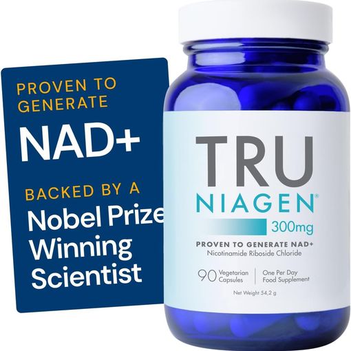 TRU NIAGEN NAD+ Supplement 300mg 90 capsule bottle nicotinamide riboside