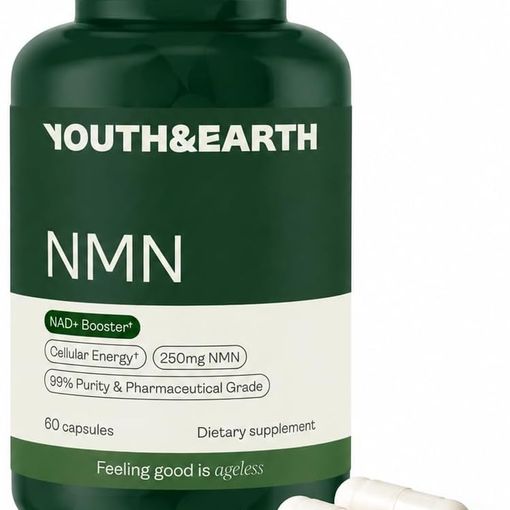 Youth and Earth NMN NAD+ Capsules 250mg 60 capsule bottle
