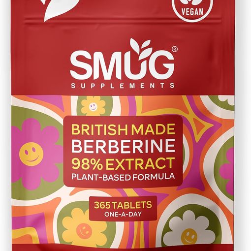 SMUG Supplements Berberine 98 percent Extract micro tablets pouch