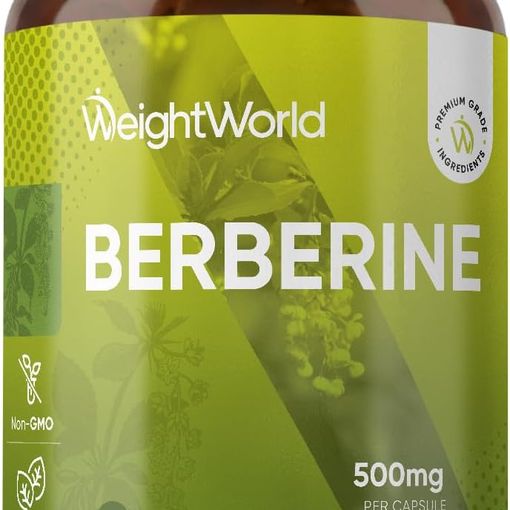 WeightWorld Berberine 500mg capsules bottle