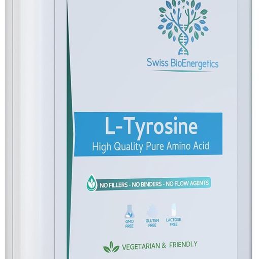 Swiss BioEnergetics L-Tyrosine 500mg capsules bottle
