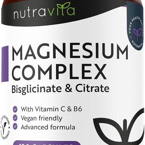 Nutravita Magnesium Glycinate Complex with Vitamin C and B6 bottle