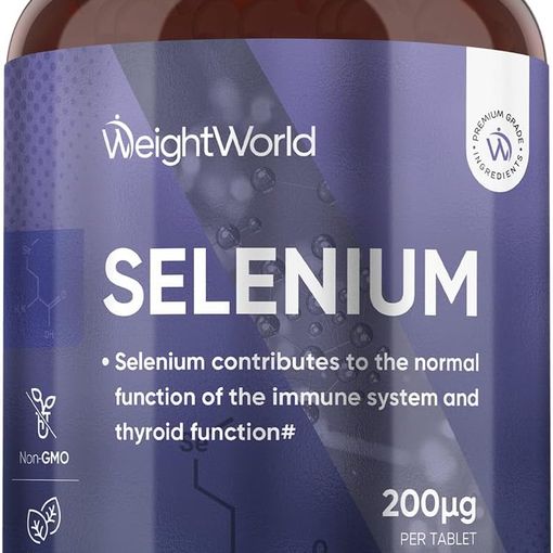 WeightWorld Selenium 200mcg 365 tablets bottle