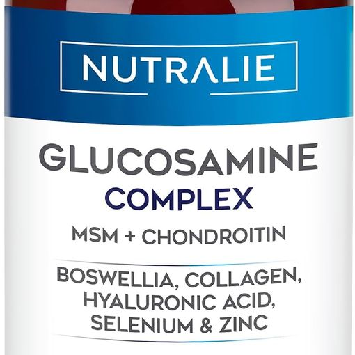 Nutralie Glucosamine Complex with MSM, Chondroitin, Collagen and Hyaluronic Acid bottle