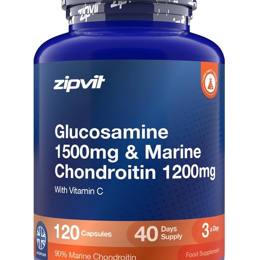 Zipvit Glucosamine 1500mg and Marine Chondroitin 1200mg capsules bottle