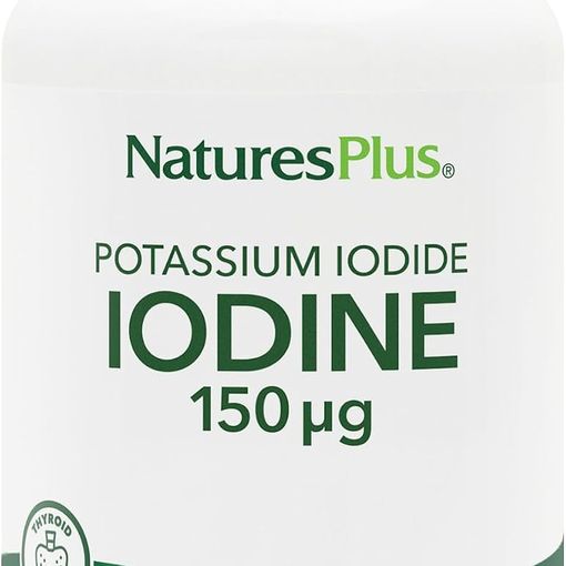 NaturesPlus Potassium Iodide 150mcg Iodine tablets bottle