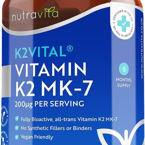 Nutravita Vitamin K2 Vital MK7 200mcg vegan micro tablets bottle