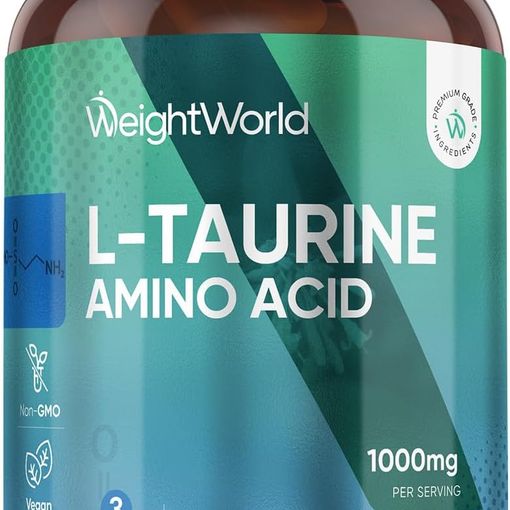 WeightWorld L-Taurine 1000mg 180 Capsules bottle