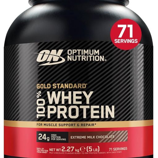 Optimum Nutrition Gold Standard 100% Whey Protein Extreme Milk Chocolate 2.27kg tub