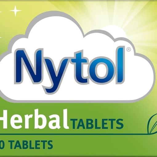 Nytol Herbal Sleep Aid with Valerian, Hops and Passion Flower tablets box