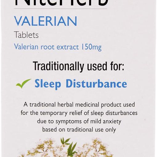 Schwabe Pharma NiteHerb Valerian Root Extract 150mg tablets box