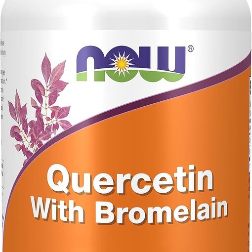 NOW Foods Quercetin with Bromelain 120 vegan capsules bottle