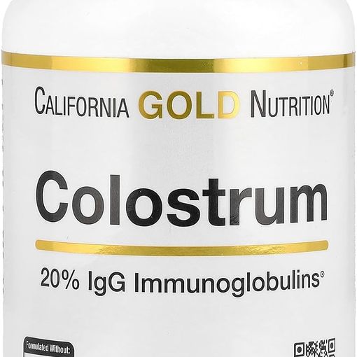 California Gold Nutrition Concentrated Colostrum capsules bottle