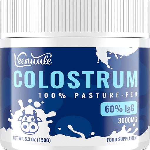 Veenuule Colostrum Powder 3000mg with 60% Natural IgG tub