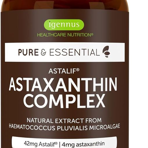 Igennus Ultra Pure Astaxanthin Complex softgels bottle