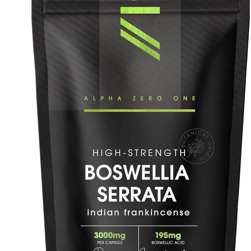 Alpha01 High-Strength Boswellia Serrata Extract resealable pouch