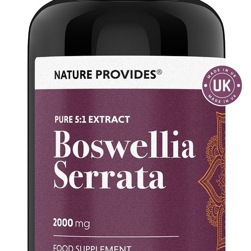 Nature Provides Boswellia Serrata 2000mg 5:1 Extract capsule bottle