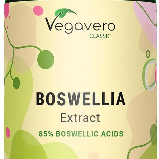 Vegavero Boswellia Serrata 85% Boswellic Acids capsule bottle