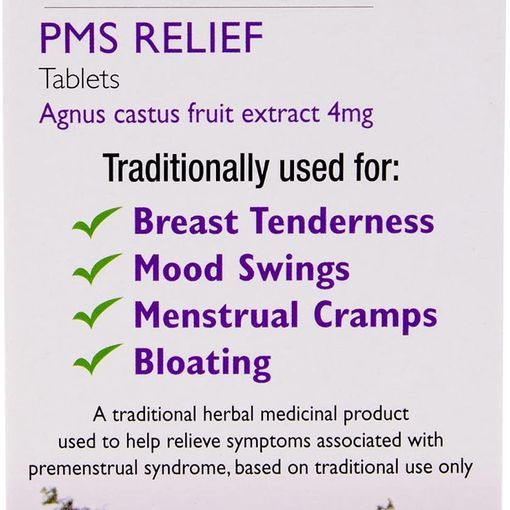 Schwabe PremHerb PMS Relief Agnus Castus Fruit Extract tablets box