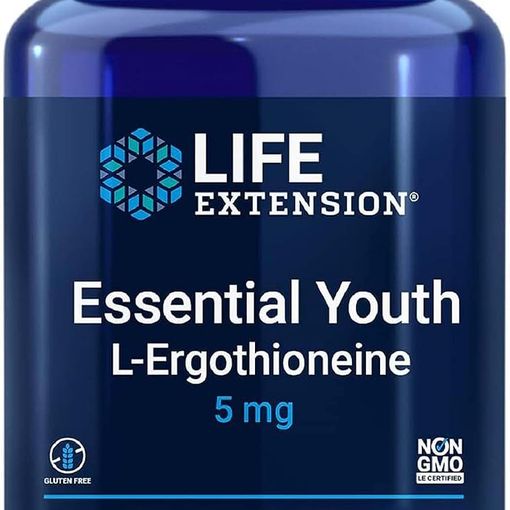 Life Extension Essential Youth L-Ergothionine 5mg capsules bottle