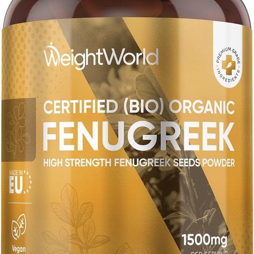 WeightWorld Organic Fenugreek Capsules bottle