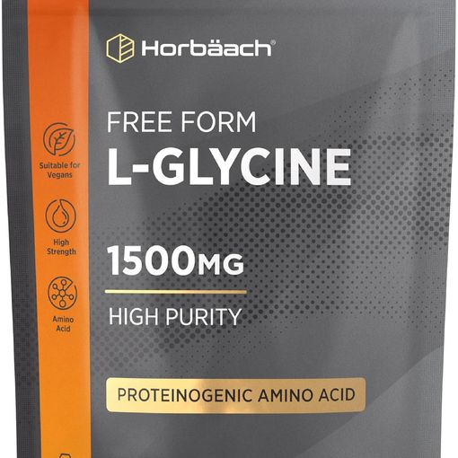 Horbaach L-Glycine 1500mg tablets pouch