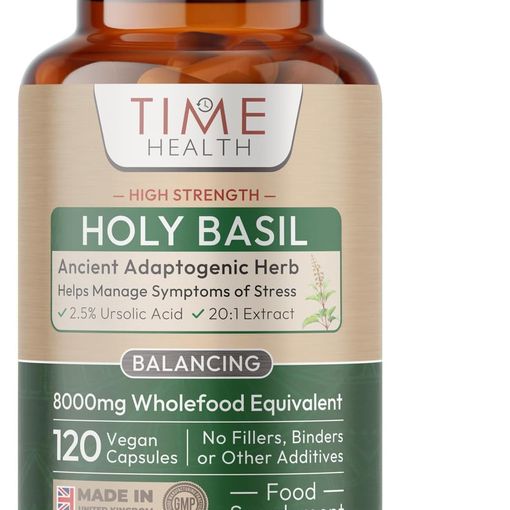 Time Health Holy Basil 20:1 Extract bottle