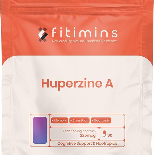 Fitimins Huperzine A 225mcg 60 vegan capsules pouch