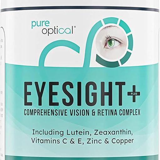 Eyesight Plus AREDS2 Eye Supplement capsules bottle by Pure Optical