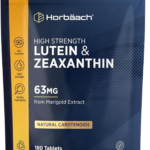 Horbaach Lutein and Zeaxanthin 180 tablets pouch