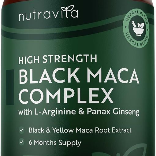 Nutravita Black Maca Root Complex 5000mg bottle