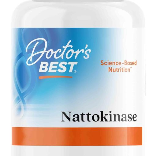 Doctor's Best Nattokinase 2,000 FU vegan capsules bottle