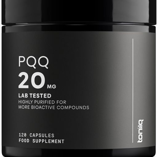 Toniiq PQQ 20mg Lab Tested capsules jar