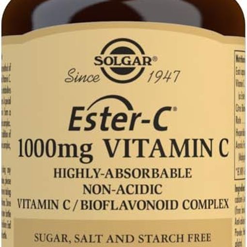 Solgar Ester-C 1000mg Vitamin C capsule bottle