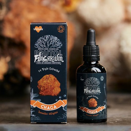 Bristol Fungarium Organic Chaga Tincture 50ml bottle and box