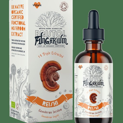 Bristol Fungarium Reishi Tincture 50ml bottle and box